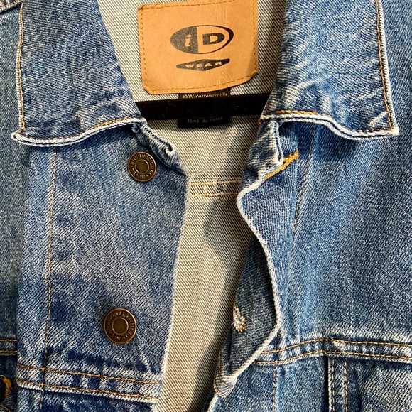 VINTAGE iD WEAR Men’s denim jacket Size M - Picture 2 of 4
